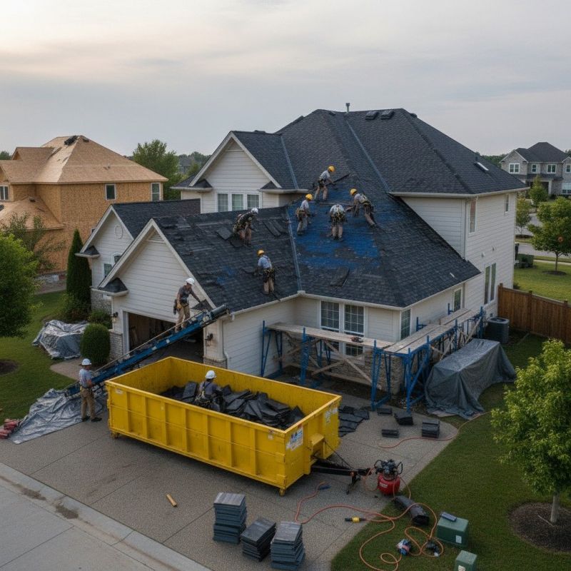 Shingle Roof Replacement in Woodbine, GA